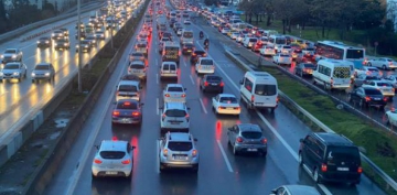 İstanbul'da trafik yoğunluğu yüzde 78'e ulaştı