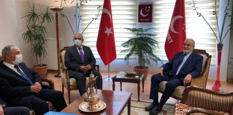 Önder Aksakal, Temel Karamollaoğlu’nu Ziyaret Etti
