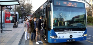 Ankara'da toplu ulaşıma Kovid-19 düzenlemesi