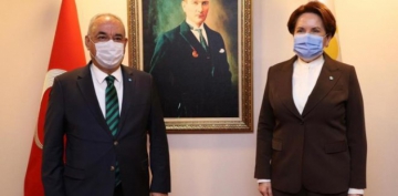 Önder Aksakal’dan, Meral Akşener'e ziyaret