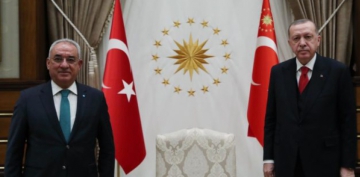 DSP Genel Başkanı Aksakal’dan, Cumhurbaşkanı Erdoğan’a ziyaret