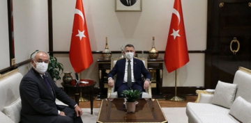 DSP Genel Başkanı Aksakal’dan, Fuat Oktay’a ziyaret