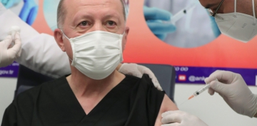 Cumhurbaşkanı Erdoğan koronavirüs aşısı oldu