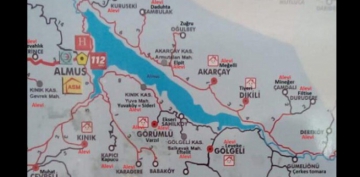 Alevi köylerinin işaretlendiği haritayla ilgili bir doktora soruşturma