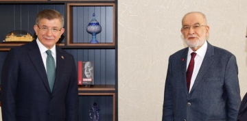 Davutoğlu ve Karamollaoğlu'ndan ortak basın açıklaması