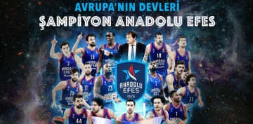 Anadolu Efes Euroleague şampiyonu