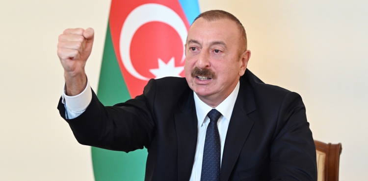 Aliyev: Ermenistan'a savaş meydanında cevap vereceğiz