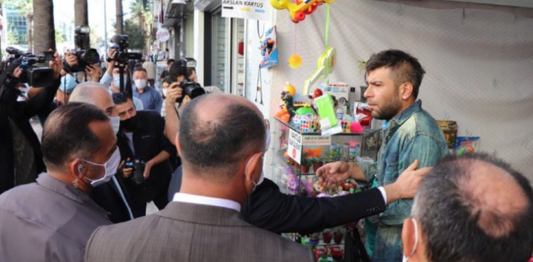 Esnaftan Vali Atik'e maske yanıtı: Gebermek istiyorum!