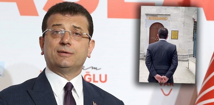 İmamoğlu'na 'Türbeye girerken ellerini arkadan bağladı' soruşturması